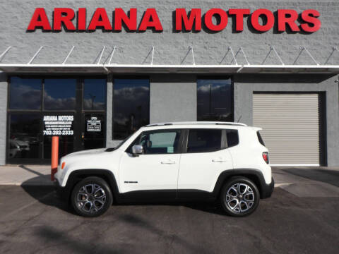 2016 Jeep Renegade for sale at Ariana Motors LLC- Boulder highway in Las Vegas NV