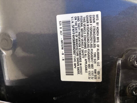 2011 Honda Pilot EX-L