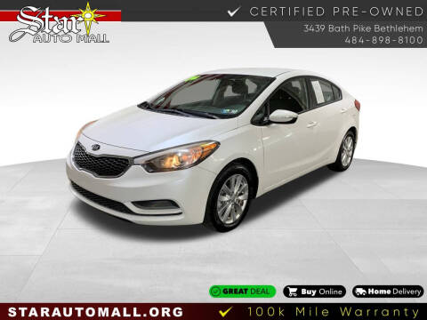 2014 Kia Forte for sale at STAR AUTO MALL 512 in Bethlehem PA