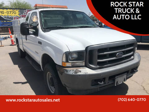 2003 Ford F-350 Super Duty for sale at ROCK STAR TRUCK & AUTO LLC in Las Vegas NV
