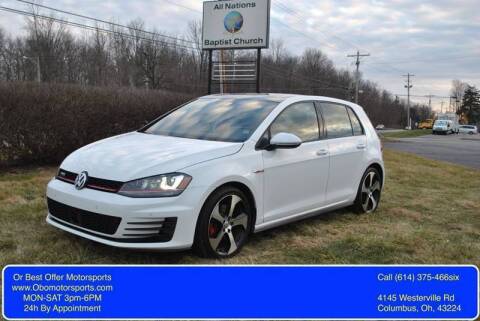 2015 Volkswagen Golf GTI for sale at Or Best Offer Motorsports in Columbus OH
