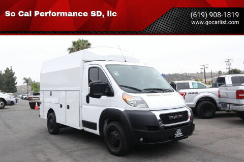 2019 RAM ProMaster for sale at So Cal Performance SD, llc in San Diego CA