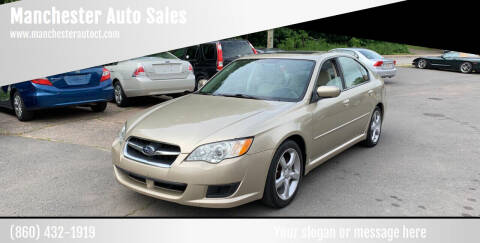 2008 Subaru Legacy for sale at Manchester Auto Sales in Manchester CT