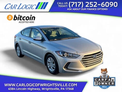 2017 Hyundai Elantra for sale at Car Logic of Wrightsville in Wrightsville PA