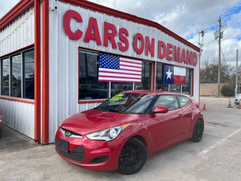 2015 Hyundai Veloster for sale at Cars On Demand 2 in Pasadena TX