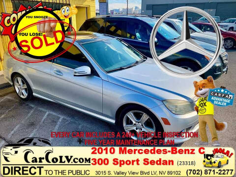 2010 Mercedes-Benz C-Class for sale at The Car Company in Las Vegas NV