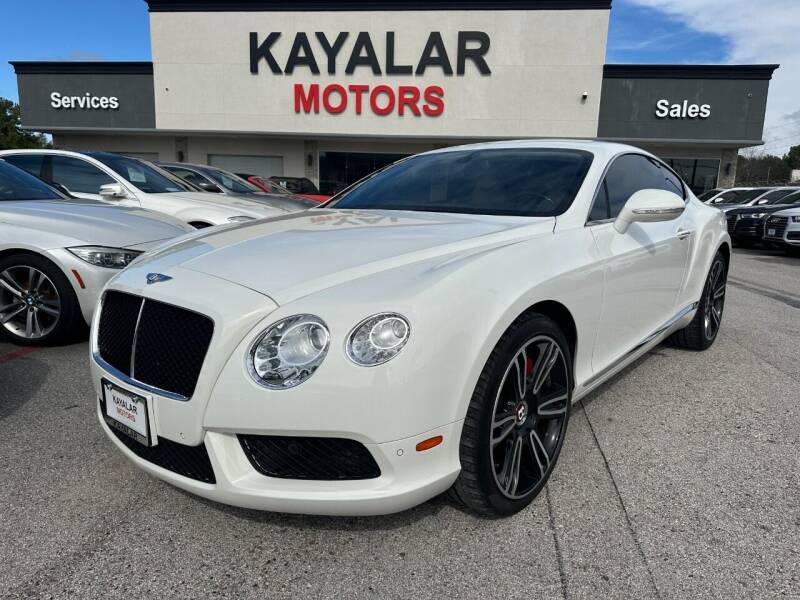 2013 Bentley Continental for sale at KAYALAR MOTORS in Houston TX