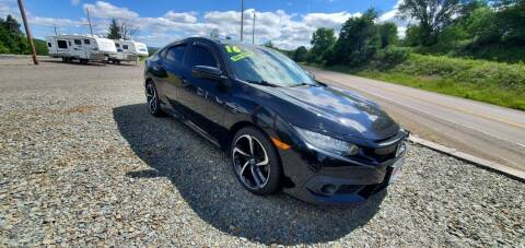 2016 Honda Civic for sale at ALL WHEELS DRIVEN in Wellsboro PA