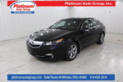 2013 Acura TL for sale at Platinum Auto Group Inc. in Minster OH