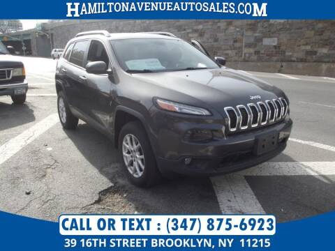 2014 Jeep Cherokee for sale at Hamilton Avenue Auto Sales in Brooklyn NY