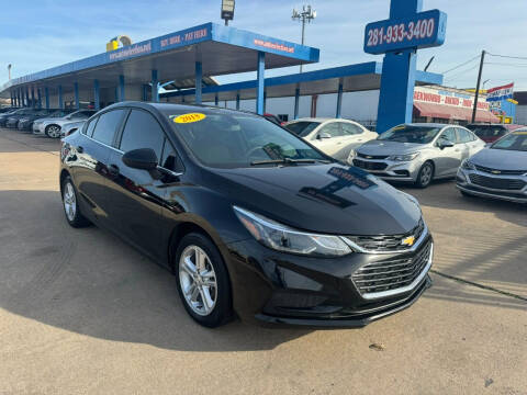 2018 Chevrolet Cruze for sale at Auto Selection of Houston in Houston TX