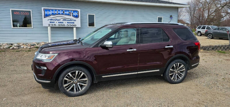 2018 Ford Explorer Platinum