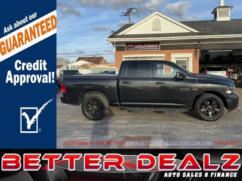 2018 RAM 1500 for sale at Better Dealz Auto Sales & Finance in York PA