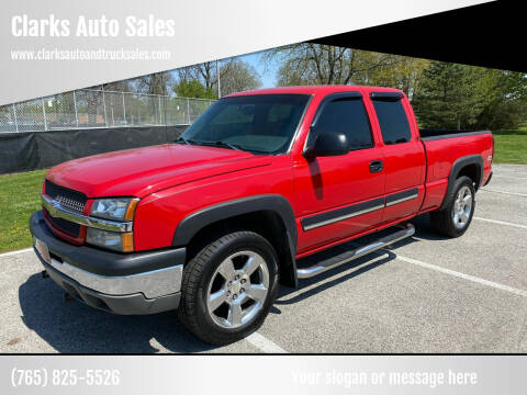 2003 Chevrolet Silverado 1500 for sale at Clarks Auto Sales in Connersville IN