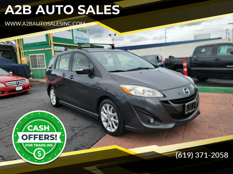 2013 Mazda MAZDA5 for sale at A2B AUTO SALES in Chula Vista CA