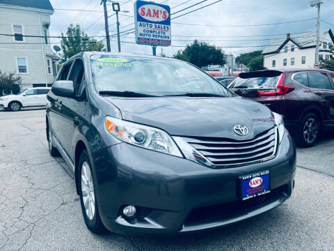 2016 Toyota Sienna for sale at Sam's Auto Sales in Cranston RI