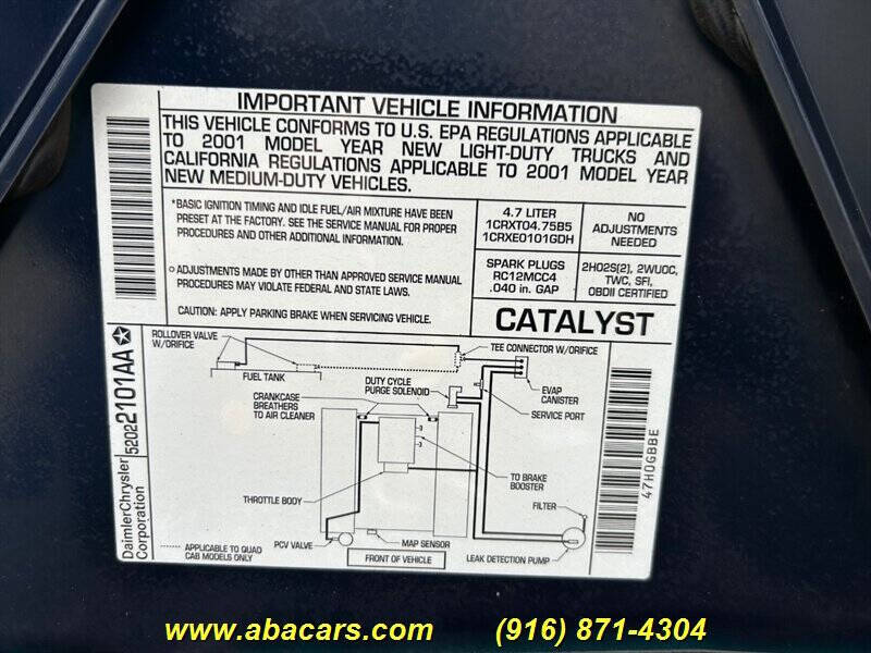 2001 Dodge Dakota SLT