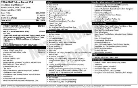 2026 GMC Yukon Denali