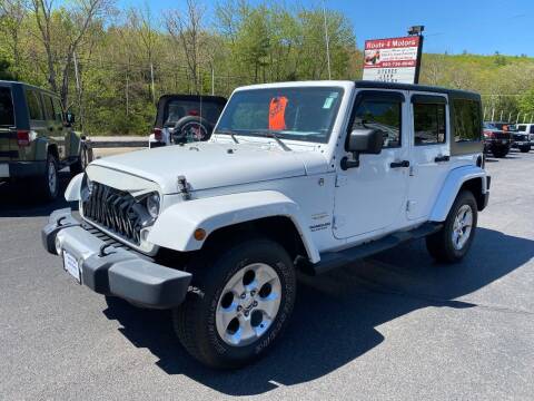 2015 Jeep Wrangler Unlimited for sale at Route 4 Motors INC in Epsom NH