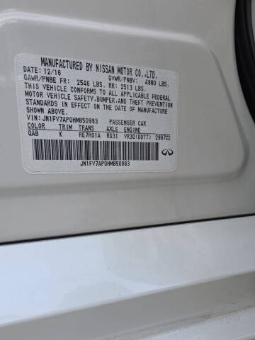 2017 Infiniti Q50 Red Sport 400