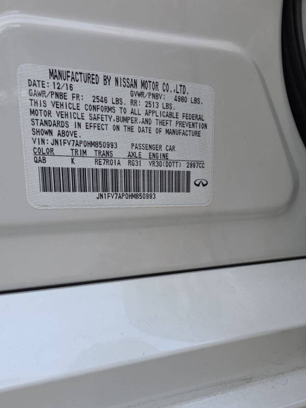 2017 Infiniti Q50 Red Sport 400