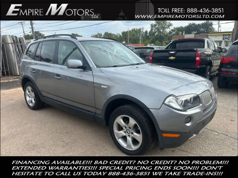 2008 BMW X3 for sale at Empire Motors LTD in Cleveland OH