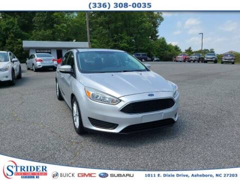 2016 Ford Focus for sale at STRIDER BUICK GMC SUBARU in Asheboro NC