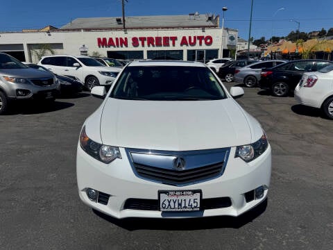 2012 Acura TSX for sale at Main Street Auto in Vallejo CA