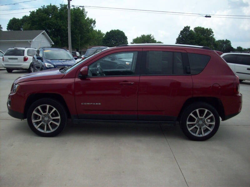 Used 2016 Jeep Compass High Altitude with VIN 1C4NJDEB9GD659153 for sale in Seneca, KS
