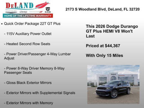 2026 Dodge Durango GT HEMI Plus