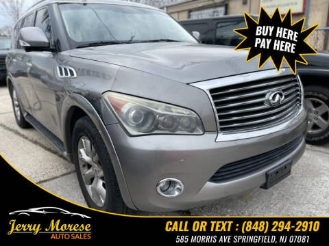 2012 Infiniti QX56 for sale at Jerry Morese Auto Sales LLC in Springfield NJ