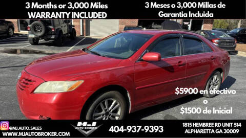 2007 Toyota Camry for sale at MJ AUTO BROKER in Alpharetta GA