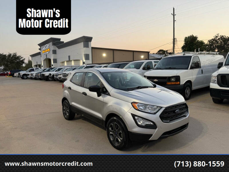 2018 Ford EcoSport for sale at Shawn's Motor Credit in Houston TX