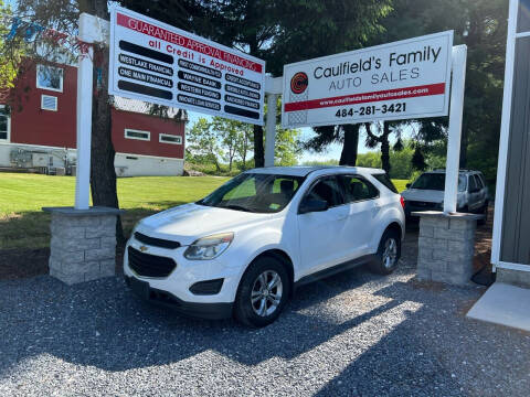 2016 Chevrolet Equinox for sale at Caulfields Family Auto Sales in Bath PA