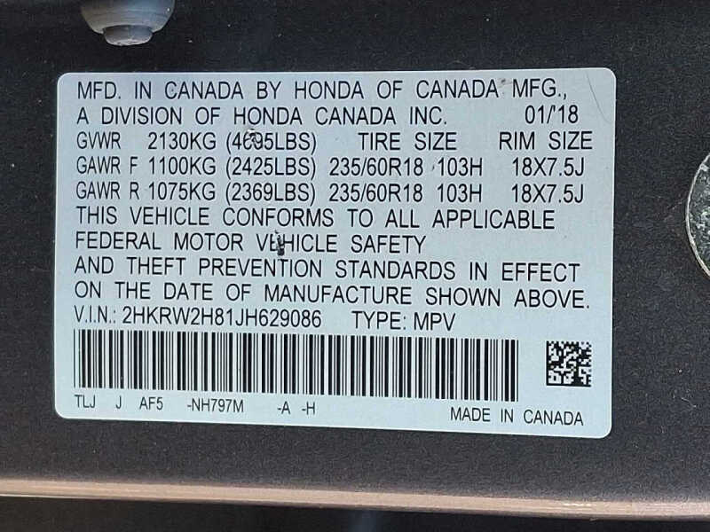 2018 Honda CR-V EX-L