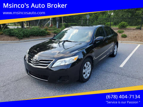 2011 Toyota Camry for sale at Msinco's Auto Broker in Snellville GA