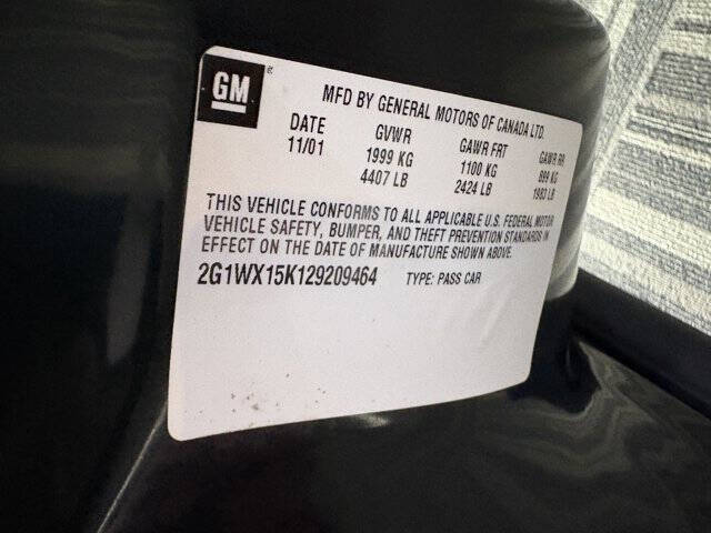 2002 Chevrolet Monte Carlo SS