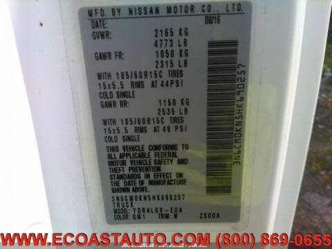 2017 Nissan NV200 SV