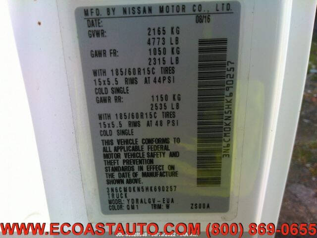 2017 Nissan NV200 SV