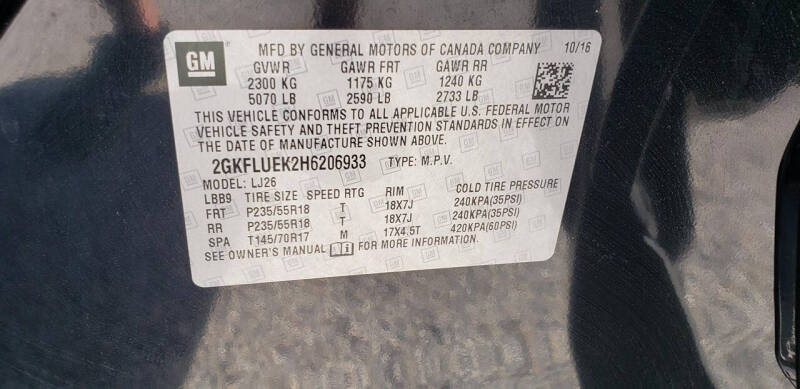 2017 GMC Terrain SLT