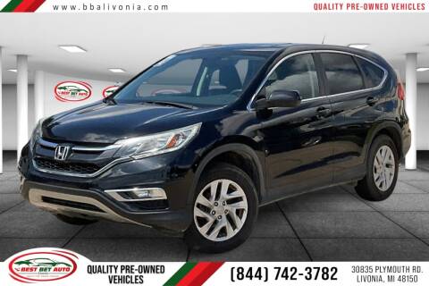 2015 Honda CR-V for sale at Best Bet Auto in Livonia MI