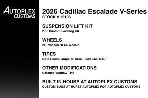 2026 Cadillac Escalade-V