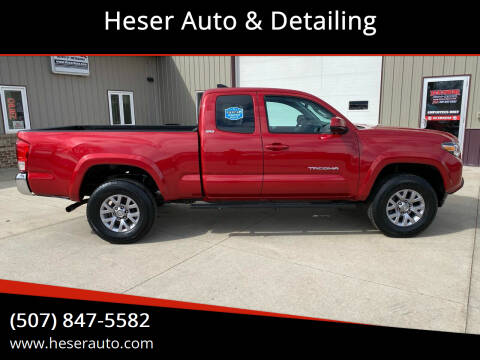 2017 Toyota Tacoma for sale at Heser Auto & Detailing in Jackson MN