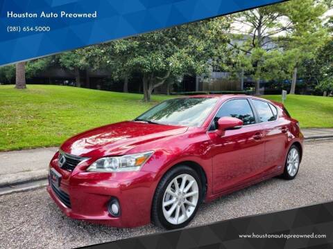 2013 Lexus CT 200h for sale at Houston Auto Preowned in Houston TX
