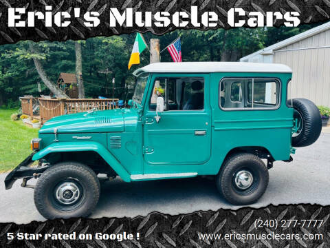 1979 Toyota Land Cruiser for sale at Eric's Muscle Cars in Clarksburg MD