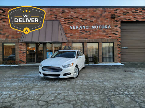 2015 Ford Fusion Hybrid for sale at Verano Motors in Addison IL