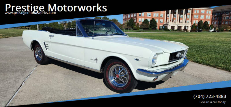 1966 Ford Mustang for sale at Prestige Motorworks in Concord NC