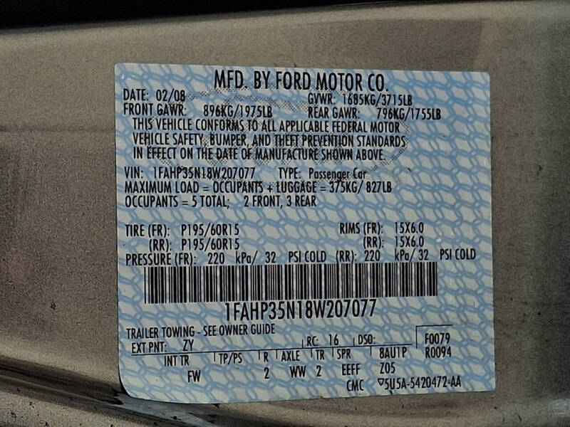 2008 Ford Focus SE
