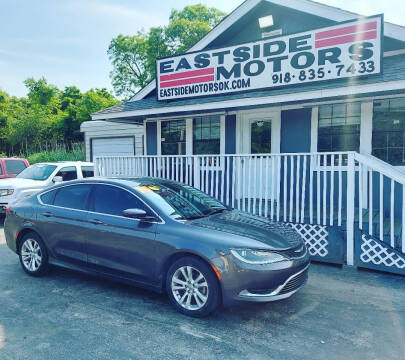 2015 Chrysler 200 for sale at EASTSIDE MOTORS in Tulsa OK