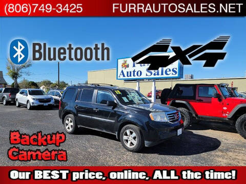 2013 Honda Pilot for sale at FURR AUTO SALES in Lubbock TX